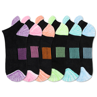 Chaussettes de course en coton taille libre pour femmes cheville anti-dérapant sports d'été respirant polyester chaussette Logo personnalisé Sublimation