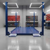Système de stationnement de garage robotisé à 4 poteaux, élévateur de voiture avec équipement de stationnement efficace à vendre, stockage de voitures, utilisation intérieure et extérieure