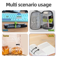 Organisateur électronique, support de gestion des câbles de téléphone, clip adhésif en plastique pour câble de téléphone portable, organisateur de câbles magnétique OEM