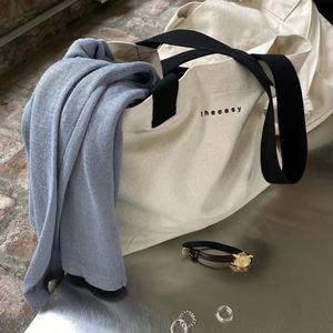 Sac à main en toile personnalisable pour femme, motif lettres, fermeture éclair, pour étudiantes, design porté épaule, deux poignées, écologique - Product Image 2