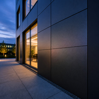 Panneau en aluminium architectural finition mate, taille personnalisée, pour plafond, mur, façade de bâtiment