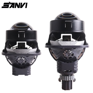 Sanvi S5-1 Nouvelle Arrivée Lentille de projecteur LED automobile 54W 58W Température de couleur 6000K Sans perte 12V Phare Bi-LED à faisceau haut et bas - Product Image 5