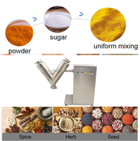 2024 vente chaude laboratoire industrie chimique V Type mélangeur V cône poudre mélangeur alimentaire poudre mélangeur Machine