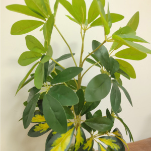 Planta Artificial de Hoja Verde con Tallo de Madera, Planta en Maceta para Decoración de Interiores, Hogar, Hotel, Ventana, Bonsái - Product Image 5