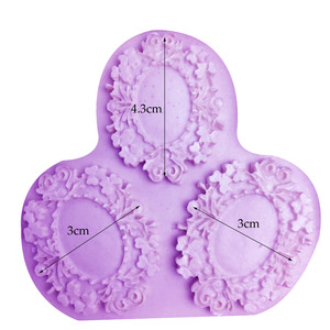 D0611 Khung Ảnh <span class=keywords><strong>Polymer</strong></span> Đất Sét Khuôn DIY Silicone Khuôn Cho 3D Thủ Công Mỹ Nghệ Kẹo Bánh Sô Cô La Fondant Trang Trí Công Cụ - Product Image 3