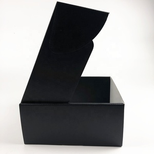 De Blanco logotipo negro de impresión de cartón corrugado <span class=keywords><strong>duro</strong></span> de la caja de papel para embalaje de regalo - Product Image 2