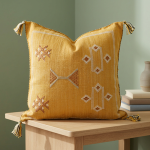 Handmade Geometric Cotton Square Bohemian Embroidery Customizable Color/Size/Logo Home Decor <b>Cushion</b> <b>Covers</b> - Product Image 3