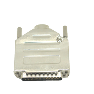 DB 25 Chân Hàn Uốn Được Bảo Vệ Chân Kết Nối D-Sub Hood Nam Nữ 180 Độ 25 Pin Hợp Kim Kẽm Hood - Product Image 1