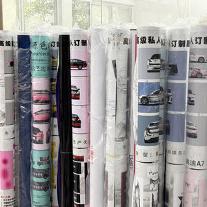 Vinilo Autoadhesivo NIKO de 1.52*20 Metros, Diseño Personalizado de Dibujos Animados, para Rotulación de Vehículos, Impresión de Vinilo para Automóviles, Película para Recubrimiento de Carrocería - Product Image 1