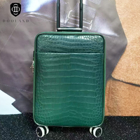 Nouvelle arrivée valise en cuir de crocodile véritable de haute qualité