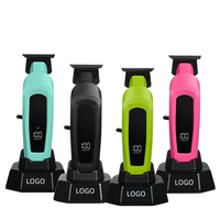 Tondeuse à cheveux sans fil professionnelle, moteur silencieux à faible bruit, tondeuse électrique rechargeable, machine de coiffure silencieuse pour la maison et le salon