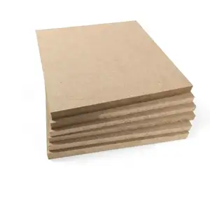 Panneau MDF de haute qualité E0 E1 1220*2440*18mm pour fabricant de panneaux MDF simples de meubles