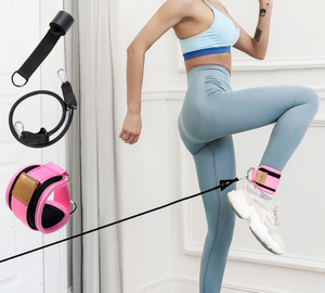 Cable ankle straps /neoprene Padded Ankle Cuffs /Fitness ankle straps for cable machines - Product Image 6