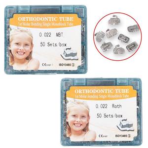 0.022 dentale ortodontico 1 ° molare monoblocco tubo buccale Roth singolo - Product Image 1