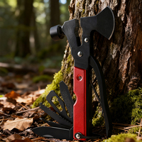 Marteau à tête fendue multifonctionnel en aluminium de haute qualité pour camping, survie, chasse, bricolage, OEM