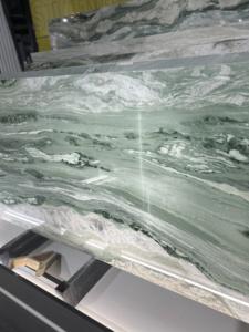 Losas de Mármol Natural Económicas para Encimeras de Cocina Modernas, Tableros de Mesa de Comedor, Mármol Verde Victoria - Product Image 1