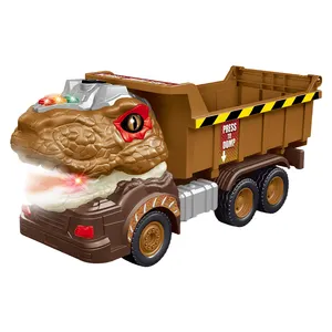 1 16 skala simulasi model gesekan dinosaurus anak-anak transportasi mainan dump truck