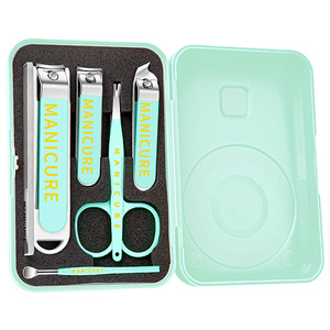 Cool <b>nail</b> clipper <b>set</b>, camera-shaped leather bag for convenient storage, sharp <b>nail</b> clipper <b>set</b>, home manicure tools - Product Image 3