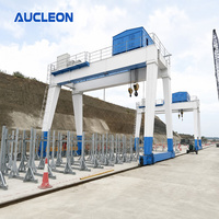 Grue portique à double poutre VFD de 75 tonnes à haute capacité pour structure en acier, fabrication européenne robuste