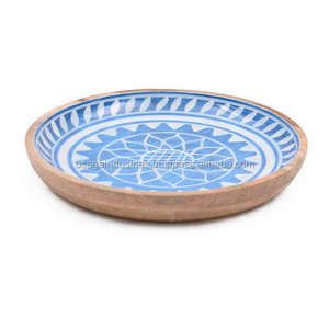 EXPORTATEUR DE MÉTAL EN BOIS BOL EN RÉSINE DE L'INDE NOUVEAU DESIGN BOL EN BOIS POUR LA DÉCORATION DE FÊTE DE MARIAGE HÔTEL BOLS EN BOIS - Product Image 2