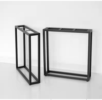 Pieds de table en fonte d'acier pour mobilier industriel, restaurant, bureau, maison - Tables de salle à manger, bancs, tables élégantes en métal pour hôpital et cuisine