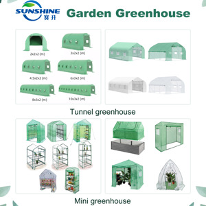 6x3x2m Gran invernadero de plástico agrícola Gran PE Polytunnel para protección de plantas vegetales Mini invernadero - Product Image 6