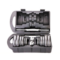 Ensemble d'haltères réglables en fonte 10-50 kg avec étui de transport, équipement de musculation pour la maison, service OEM/ODM, vente en gros