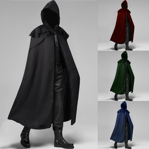 Multiple Styles Moine Médiéval Halloween Costume Frère Renaissance Prêtre Robe <span class=keywords><strong>Star</strong></span> -<span class=keywords><strong>Wars</strong></span> Mort Moine Médiéval Cape à Capuche - Product Image 3