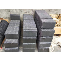 SH STONE Prix par mètre carré Carreaux de pierre d'ardoise fendue naturelle noire