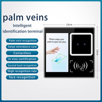 Máquina de Control de Asistencia Multiusuario con Reconocimiento de Venas Palmares, WiFi, RJ45, OEM, Terminal Biométrico de Control de Acceso con Reconocimiento Facial