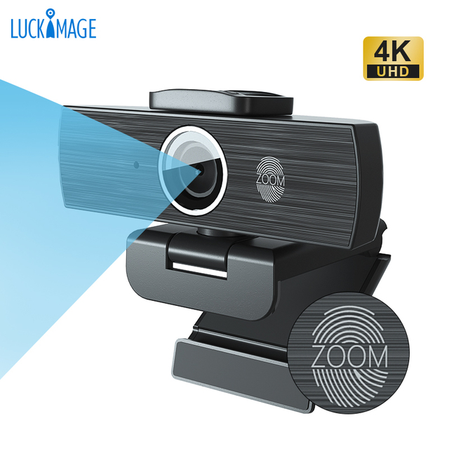 4K Autofocus Webcam UHD Desktop Laptop PC Webcam 4K 30fps with Microphone USB Teaching Live Conference Computer Cameras