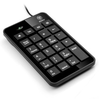 RAIKU K-601 Mini USB Wired Number Pad 23 Keys Plug and Play Numeric Keypad for Desktop Notebook
