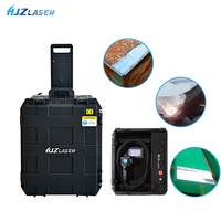 Nettoyeur laser haute puissance 200W, machine de nettoyage laser pulsé pour le métal, l'acier inoxydable, l'acier au carbone, l'élimination de la rouille et de la peinture sur bois