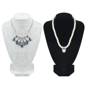 แท่นโชว์หนัง PU สำหรับสาวๆสร้อยคอหน้าต่างแบบบูติกชุดเครื่องประดับสำหรับผู้หญิงตั้งโชว์ - Product Image 2