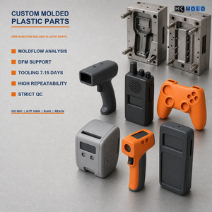 Piezas de Plástico Moldeadas a Medida de Alta Repetibilidad para Carcasas de Dispositivos Portátiles con Análisis de Flujo de Moldeo y Revisión de Procesos - Product Image 2