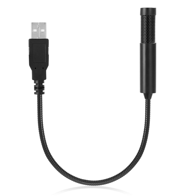 Hot Mini Handheld USB Condenser Microphone-Wired Plastic for PC/Laptop Noise Cancelling Portable Design Lightweight Blue