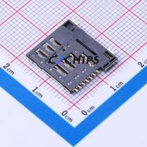 SMO-200S-P7 SIM Card Connector SMD Connector Self-Return Type Micro SIM Card Card Holder 1.35mm - Product Image 2