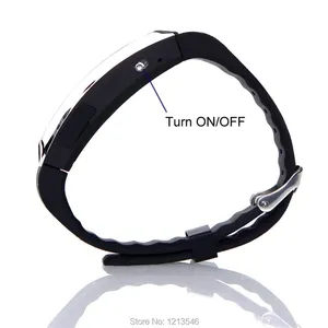 Bracelet enregistreur vocal numérique 8G Lecteur de <span class=keywords><strong>musique</strong></span> MP3 Format audio WAV Technologie portable pour les enregistrements de classe de conférences sportives - Product Image 4