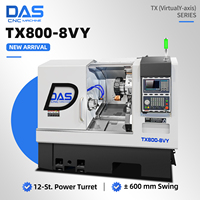 Mesin Bubut CNC Horizontal Single Spindle Medium Duty untuk Pemesinan Turret Multi-Stasiun pada Rangka Struktural Pesawat Luar Angkasa