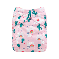ALVABABY Couches lavables à poche taille unique sans insert d'usine