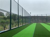 Clôture temporaire en PVC vert, panneau de clôture à mailles losangées pour terrains de baseball - Vente chaude