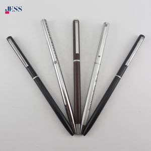 गर्म बिक्री जैस Jsbp1 स्लिम धातु बॉलपॉइंट पेन सस्ता मोड़ डिजाइन 1.0 मिमी लेखन चौड़ाई कस्टम लोगो काला/नीला स्याही गैर-अपरिवर्तनीय - Product Image 5