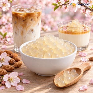 Bon Prix Perles de jus de fruits éclatantes, Boba éclatante, Boba éclatante à l'argousier, pour Bubble Tea, Milk Tea, Fruit Tea et garniture de dessert - Product Image 4