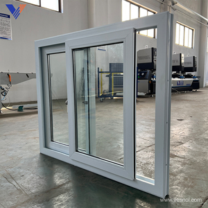 Fenêtres coulissantes en <span class=keywords><strong>PVC</strong></span> série 60, anti-poussière, isolation thermique, faciles à nettoyer, modernes, pour salons, studios industriels, rénovations de maisons - Product Image 4