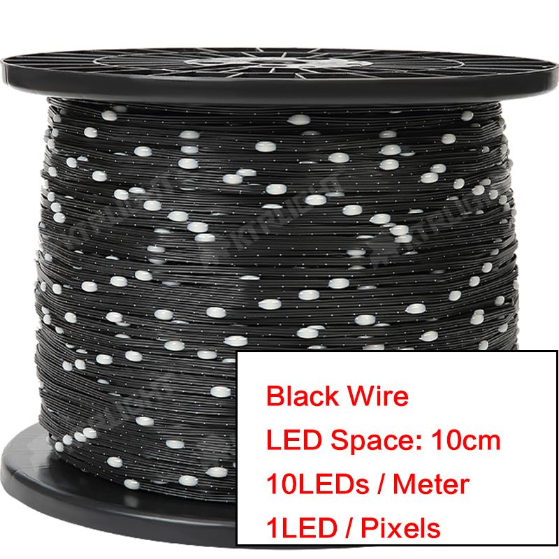 Black-10cm Space-10LEDs/ M