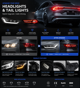 Conjunto de Faros LED para <span class=keywords><strong>BMW</strong></span> E60 <span class=keywords><strong>523i</strong></span> 530i 2003-2009, DRL HID Bi Xenón, Proyector, Lámpara Delantera, Actualización - Product Image 6