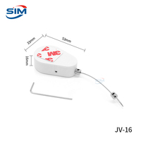 Cable Antirrobo de Alta Calidad, Retráctil, con Caja de Seguridad, para Exhibición en Tiendas, para Control Remoto de TV y Consola de Juegos