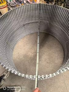Alambre de Hierro Galvanizado por Inmersión en Caliente, Alambre de Púas Tipo <span class=keywords><strong>Concertina</strong></span> BTO-22 BTO-30, Cuchillas para Seguridad en Prisiones, Aeropuertos y Fronteras, Anti-Escalada - Product Image 4
