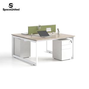 Ensemble de bureau et armoire de rangement pour deux personnes SpaceUnited, mobilier de bureau élégant - Product Image 4