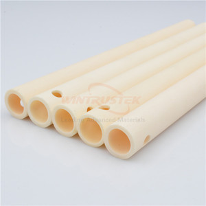 Chịu nhiệt/99% alumina Ống gốm với lỗ Al2O3 Ống - Product Image 5